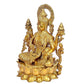 Large Brass Lakshmi Maa Brass Statue Idol Statue of Lakshmi Height 12 Inch