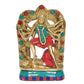 Brass Goddess Mahakali Kali MATA Idol Statues with Shivji, Home Decor Pooja Mandir (Height: 7 inch)