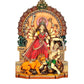 Goddess Mahishsura Mardini Devi Durga Maa Idol Brass Statue Puja Hindu Festival Home Decor Height : 10 Inch