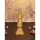 Brass Deep Laxmi Statue Idol Golden Height 8 Inches