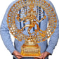 Brass Natraj Lord Shiva Dancing Natraj Brassl Idol Statues (Height: 27 inch)