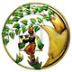 AONA Iron Krishna on Swing Wall Hanging with LED Light