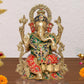 Brass Lord Ganesha Idol Ganesh Statue Decorative Sculpture for Home Decor Office Mandir Pooja Showpiece (Height 13 Inch)