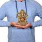 Brass Ganesha Ganpati Statue Idol Murti for Home Decor Mandir Pooja (Height : 6 inch)