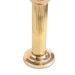 Premium Brass Ashoka Stambh (Ashoka Pillar) Showpiece for Office and Institutional Décor (Height: 13.5 Inches)