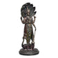 Large Vishnu Standing On Lotus Base Bonded Bronze Finish Height 12.5 Inches