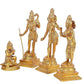 Brass Shri Ram Darbar Statue Idol Ram Darbar Rama Height 8 inch