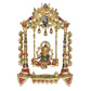 AONA Brass Ganesha Swing Statue Idol with Bells for Home Decor | Height : 27 Inches | Weight : 17 KG (Golden)