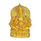 Brass Lord Kuber Idol Statue of Wealth Kubera Sculpture Golden Height 5.5 Inches