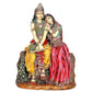 POLYRESIN ColdCast Bonded Bronze Radha Krishna Murti Idol Statue for Home Office Shop, Height : 6.75