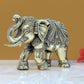 Bronze Elephant Figurine - Decorative Statue for Home Decor, Feng Shui, and Good Luck (Height 5 Inch)