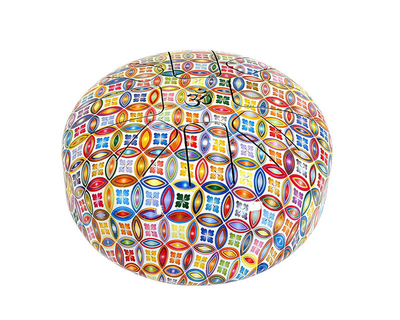 Steel Happy Drum with Rubber Musical Mallet and Travel Bag (Height : 5 inches) (Yellow)