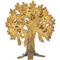 Brass Kalpavriksha Tree Table Standing with Stonework for Home Decor and Ofice Teble Decor Figurine (Height: 10 inch)