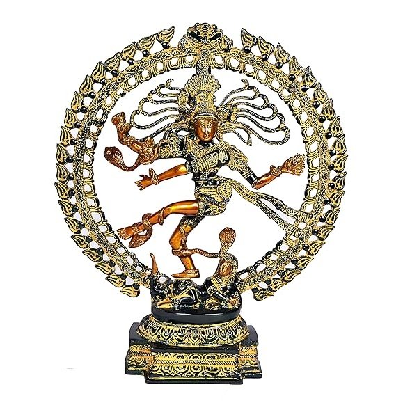 Brass Nataraja God Shiva Showpiece (Height 20 Inches) Craft Detail