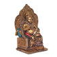 Lord Kubera Hindu God of Wealth Kuvera Kuber Kuberan Protector of The World Antique Bronze Finish Statue Murti Statue Idol for Diwali Pooja, Height 7 inch