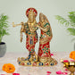 Brass Radha Krishna Murti Statue Idol Brass Statue for Home Decor and Pooja Mandir (Height 10 Inch)