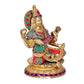 Brass Goddess Saraswati Murti Idol Statue, Height: 9 inches