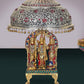 White Metal Deity Chattar for God and Temple (Heigh - 7.5)