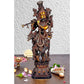 AONA Brass Lord Krishna Idol Statue Sculpture Showpiece for Home Office Temple Decor Multicolour Height 29 Inches