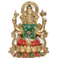 Brass Lord Ganesha Idol Ganesh Statue Decorative Sculpture for Home Decor Office Mandir Pooja Showpiece (Height 13 Inch)