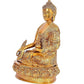 Brass Large Statue Buddha Idol Statue Religious Statue Height 14.5 Inch