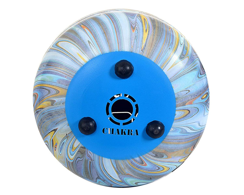 Steel Happy Drum with Rubber Musical Mallet and Travel Bag (Height : 5 inches) (Blue Peacock)