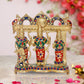 Brass Ram Darbar Brass Statue Idol Ram Darbar, for Home Decor Mandir Pooja (Height : 7.5 Inch)