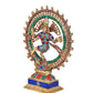 Brass Natraja On Base Statue Idol for Home Decor Showpiece | Height : 13.5 inches