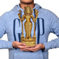 Bhagwan Dhanvantri Brass Idol Statue Figurine for Dhanteras pujan and Home Temple Wealth Golden Height 11 Inches