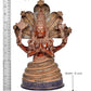 Brass Patanjali Statue - Handcrafted Sage Patanjali Idol for Home Decor and Yoga Studio - Yoga Guru Figurine (Height 15 Inch)