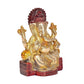 Brass Ganesha Ganpati Ganesh Statue Idol Murti for Home Mandir Temple, Height : 6 inch