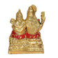 Brass Shiv Parivar Shiva Family Idol Family for Home Decor Mandir Pooja Showpiece Brass Statue (Height 5 Inch)