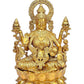 Large Brass Lakshmi Maa Brass Statue Idol Statue of Lakshmi Height 12 Inch