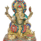 Brass Lord Ganesha Idol (Height 13 Inch)