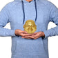 Brass Laughing Buddha Head with Different Facial Happy Man for Home Decor (Height 4 Inch)