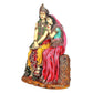 POLYRESIN ColdCast Bonded Bronze Radha Krishna Murti Idol Statue for Home Office Shop, Height : 6.75