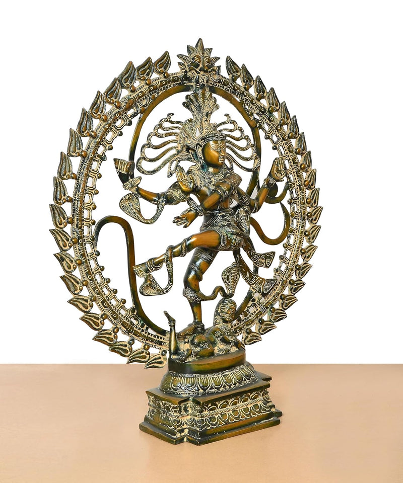 Brass Natraj Lord Shiva Dancing Idol (Height: 24 inch)