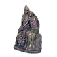 Resin Cold Cast Bonded Bronze Radha Krishna KRISHN Murti Idol Statue for Home Office Shop Height 7 Inches