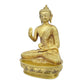 Brass Buddha Statue Ashirwad for Home and Office Gautam Buddha Brass Height : 7.5 inch