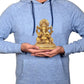 Brass Lord Ganesha Religious Statue Idol Ganesh Murti Home Decor Office Puja Mandir (Height 7.5 Inch)