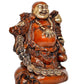 Brass The Laughing Buddha for Home Decor Decoration(Height: 11 Inch)