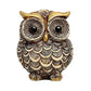 Polyresin Owl Showpieces Statue for Vastu (3.5 X1.5 X 2.5 Inches, White)