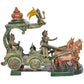 Brass Arjun Rath Idol (Height 14 Inch)