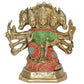 Panchmukhi Hanuman Idol Figurine Hanuman ji Decorative Showpiece for Home Office Temple Mandir Pooja (Height 7 Inch)