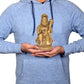 Brass Hanuman JI Sitting Statue Idol Sculpture Statue for Home Decor Pooja Mandir Height: 6 Inch