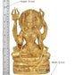 Brass Shiva and Parvati Ardhanrishvara Murti Religious Statue for Home Temple Decor (Height :10 inch)