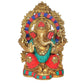 Brass Lord Ganesha Idol Ganesh Statue Decorative Sculpture for Home Decor Office Mandir Pooja Showpiece (Height 8 Inch)