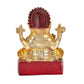 Brass Ganesha Ganpati Ganesh Statue Idol Murti for Home Mandir Temple, Height : 6 inch