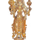 Brass Statue of Vishnu Lakshmi Idol Statue Religious Statue Height 12.5 Inch