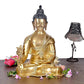 Brass Medicine Buddha Statue Buddha Religious Statue Height 15 Inch